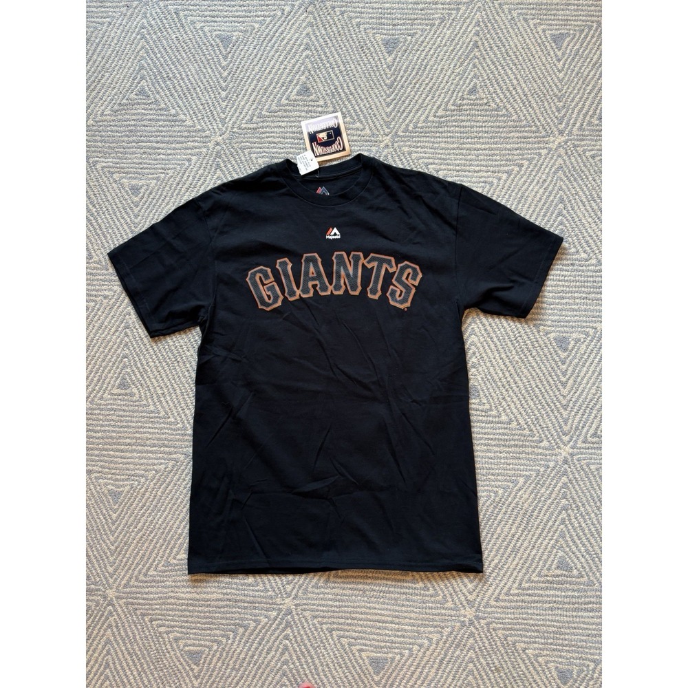 San Francisco Giants Willie Mays T-Shirt Jersey - Black - NWT - Medium